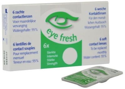 Eye fresh 1 maand lens 6-pack -1.50 ex  drogist