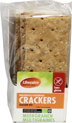Liberaire crackers meergranen 250g  drogist
