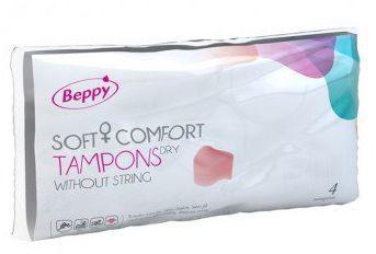 Foto van Beppy soft comfort tampons dry 4st via drogist