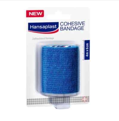 Hansaplast cohesive bandage 4 m x 6 cm 4mx6cm  drogist