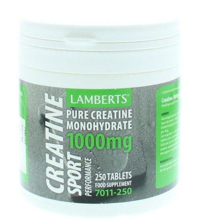 Foto van Lamberts creatine 250tab via drogist