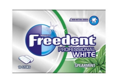 Freedent kauwgum pro white single 24 x 1 stuk  drogist
