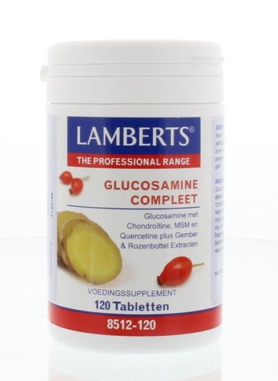 Foto van Lamberts glucosamine complete 120tab via drogist