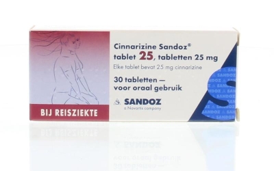 Sandoz cinnarizine 25 mg 30st  drogist