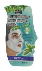Purederm gezichtsmasker relax soothing men's energy green tea 15ml  drogist