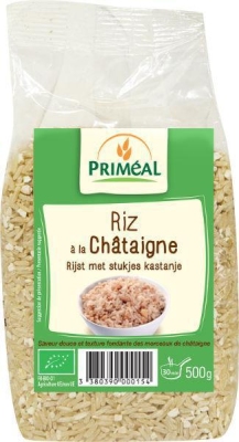 Foto van Primeal rijst met stukjes kastanje 500g via drogist