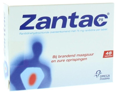 Zantac zantac 75 48tab  drogist