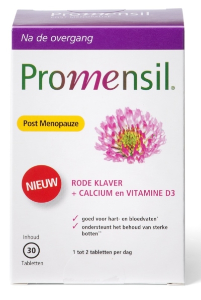 Foto van Promensil post menopauze 30 tab via drogist