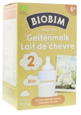 Foto van Biobim geitenmelk 2 400g via drogist