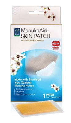 Foto van Manuka manuka aid skin patch mgo 400+ 1st via drogist
