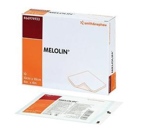 Melolin wondkompres steriel 10x10cm 10st  drogist
