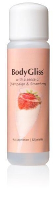 Bodygliss glijmiddel / massagelotion champagne/strawberry 100ml  drogist