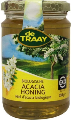 Traay acacia honing bio 350g  drogist
