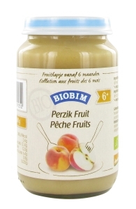 Biobim 6 maanden fruit perzik 6 x 200g  drogist