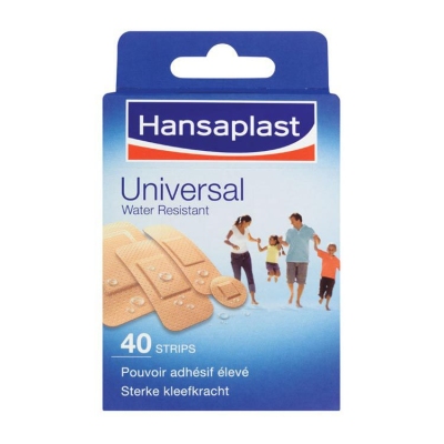 Foto van Hansaplast water resistant universal 40str via drogist