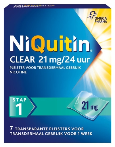 Niquitin stap 1 21mg 7st  drogist