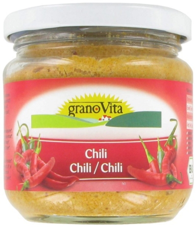 Foto van Granovita broodbeleg chili biologisch 170 gram via drogist