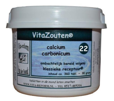 Vita reform van der snoek calcium carbonicum vitazout nr. 22 360tab  drogist