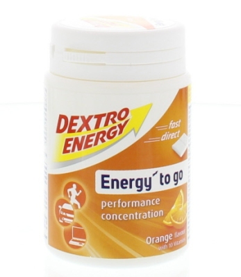 Foto van Dextro energy to go orange 68gr via drogist