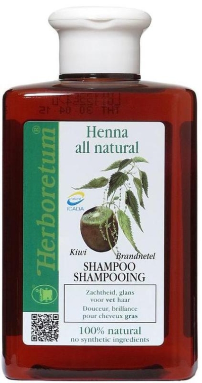 Foto van Herboretum henna all natural shampoo vet haar 300ml via drogist