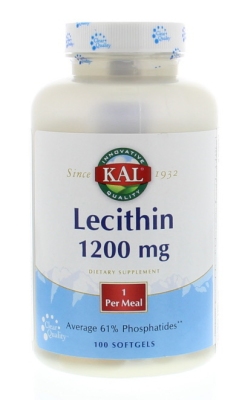 Kal lecithine 1200mg 100sft  drogist