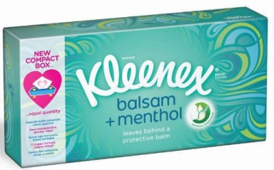 Kleenex balsam + menthol box 72st  drogist