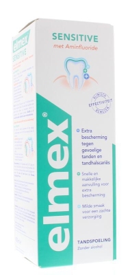 Elmex sensitive mondspoeling 400ml  drogist
