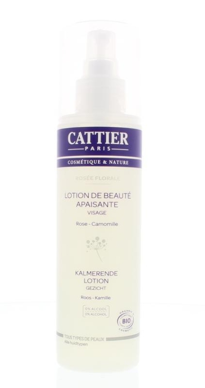 Cattier kalmerende lotion roos kamille 200ml  drogist