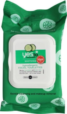 Foto van Yes to cucumbers facial towelettes 30st via drogist