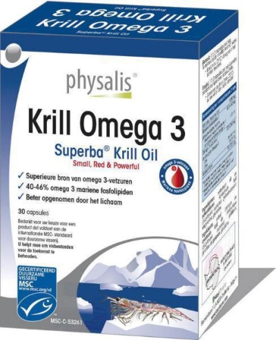 Physalis krill omega 3 30ca  drogist