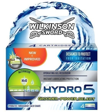 Wilkinson hydro 5 groomer power select navulverpakking 4st  drogist