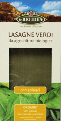 Bioidea lasagna groen spinazie 250g  drogist