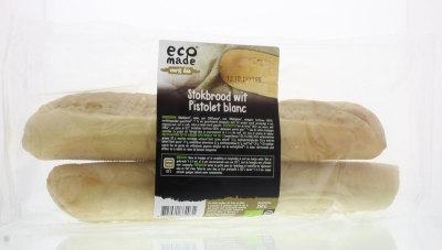 Foto van Eco made stokbrood wit 2st via drogist