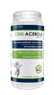 Nutrigenerics vitamine c 500 acerola 70tb  drogist