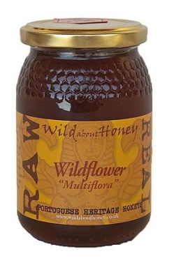 Foto van Wild about honey honey wilde bloemen 500gr via drogist
