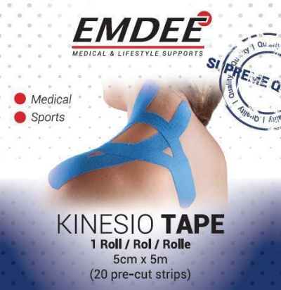 Emdee kinesio tape blauw 1st  drogist