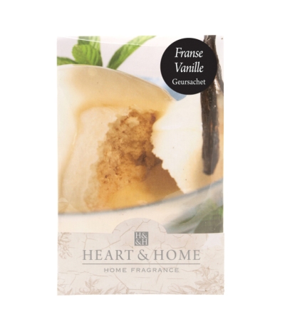 Foto van Heart & home geursachet - franse vanille 1st via drogist