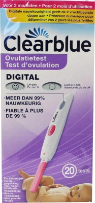 Clearblue digitale ovulatietest 20st  drogist