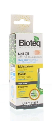 Foto van Bioteq nail oil with microcapsules 10ml via drogist