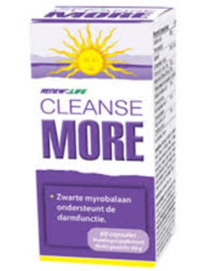 Renewlife cleanse more 60cp  drogist