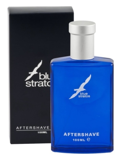 Blue stratos aftershave spray 100ml  drogist