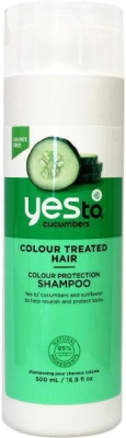 Foto van Yes to cucumbers shampoo color care 500ml via drogist