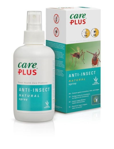 Foto van Care plus anti insect natural spray 200ml via drogist