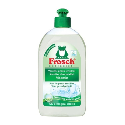Foto van Frosch afwasmiddel vitaminen sensitive 500ml via drogist
