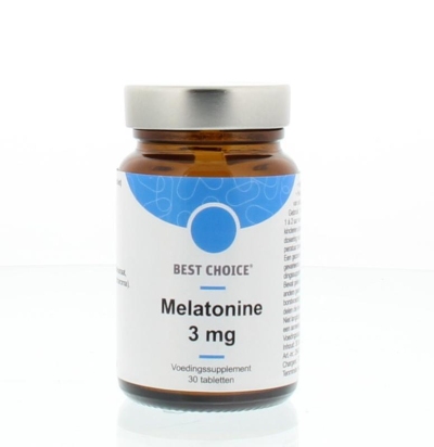 Foto van Best choice melatonine 3 mg 30tb via drogist