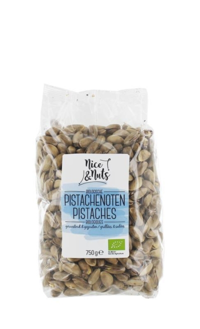 Foto van Nice & nuts pistache geroosterd en gezouten 750g via drogist