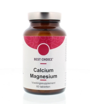 Foto van Best choice calcium magnesium citraat 60tab via drogist