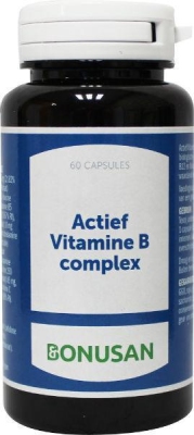 Foto van Bonusan actief vitamine b complex 60cap via drogist