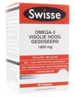 Swisse multiplus omega 3 visolie 60st  drogist