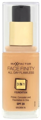 Max factor foundation facefinity 3 in 1 golden 075 1 stuk  drogist